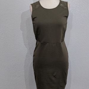 Olive Fitted Dress